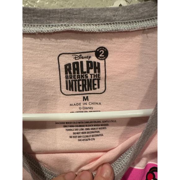NWT Disney Parks Wreck it Ralph Vanellope RalphBreaks the Internet Pixar Pink M - Picture 3 of 5